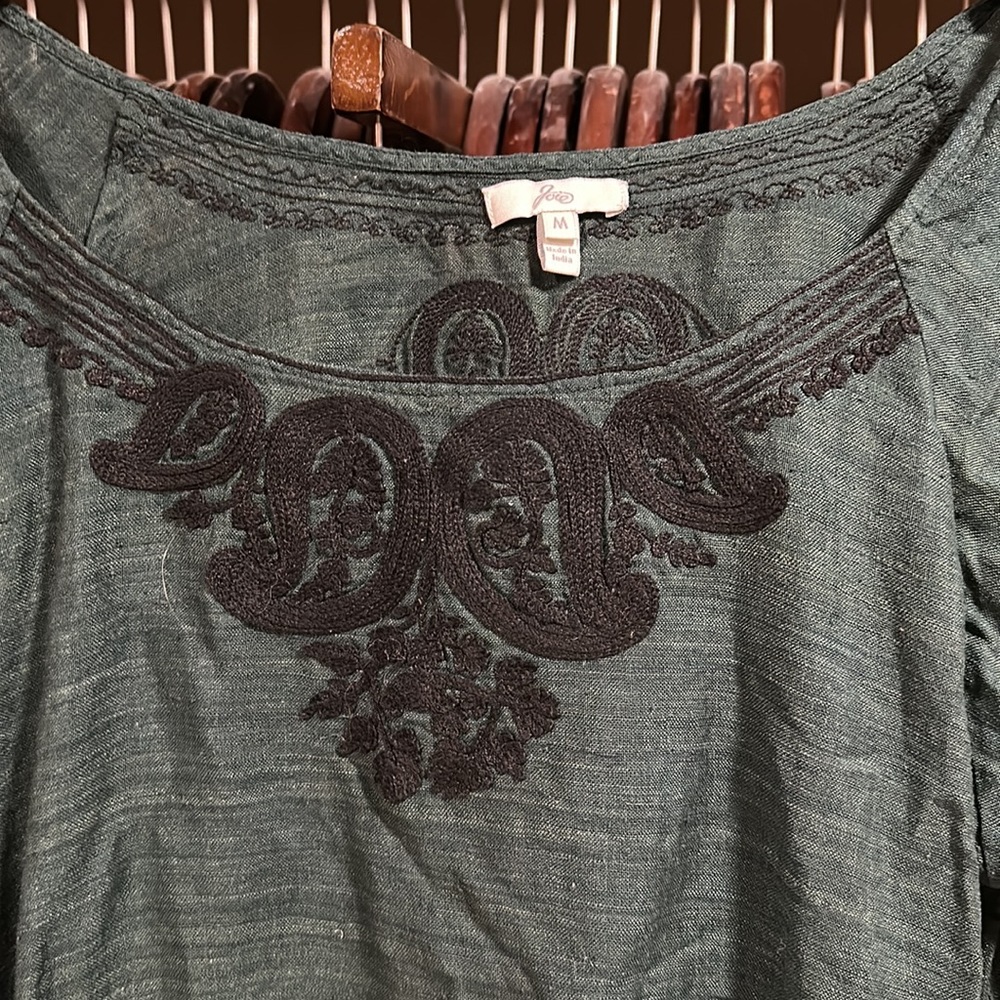 Joie silk shirt sleeve top - Picture 2 of 7